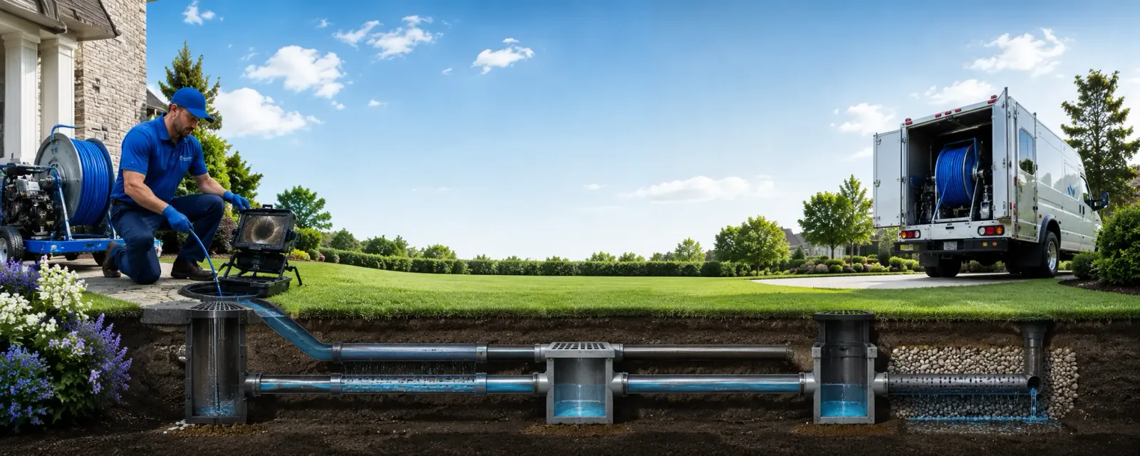 Outdoor drain cleaning information for Newcastle, OK